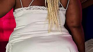 Slow Mo Ebony BBW Twerks Huge Chubby Ass in Thong Clap