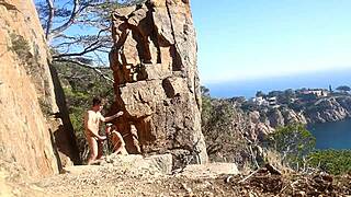 oh man we were so hot fumbling outdoor sex right on that path...