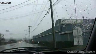 whoa teen babe fingers pussy in car toys out 😈🔥 public fun!!