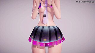 wanna see her micro bikini skirt ride that apple pie motion?