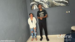 chica petite ever tried a monster black cock before this casting?