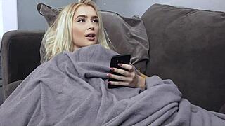 Hey step sis caught stroking pussy wanna fuck for cash instead