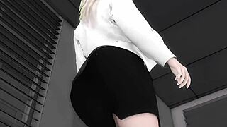 secretary tries extreme belly inflation play