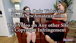 Ever seen petite brunettes rimjob and swallow passionately?