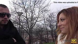 hey boyfriend watch me hunt this hot chick for public outdoor fucking cash!