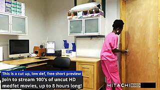 Nurse Rina Arem Cums Hard On Duty With Toys Spreading Shaved Pussy Close-Up Moaning Orgasm!