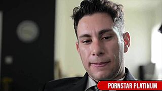 Claudia Valentine Rides Brad Knight's Big Cock Bareback