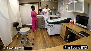 Nurse Rina Arem Cums Hard On Duty With Toys Spreading Shaved Pussy Close-Up Moaning Orgasm!