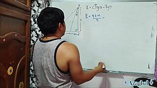 that nerdy japanese math teacher shows tangents with her sexual cotangents in bedroom