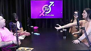 Cuckolded husband licks Monica Lima's wet pussy after BBC play