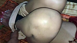 a hot indian bhabhi takes rough pounding in her tight spot at home
