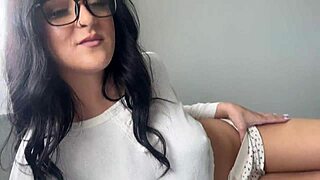 nerdy best friend creampies step sis in glasses pov