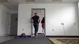 best wedgie moments got these curvy mature housewives flashing huge asses outdoors part 1 😜🍑