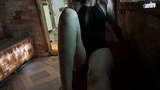 cheating wife rides new fitness club friend creampie after dirty dance