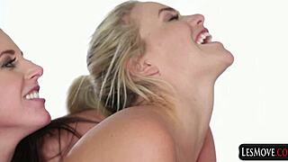 chiropractor turns lesbian lick fest with mia malkova angela white??