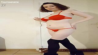 striptease leads to teasing blowjob with ripped clothes and dildo play, so naughty.