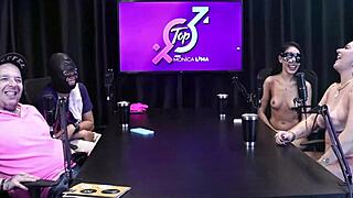 Cuckolded husband licks Monica Lima's wet pussy after BBC play