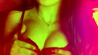 Daddy Cum In My Mouth While I Tease Boobs!