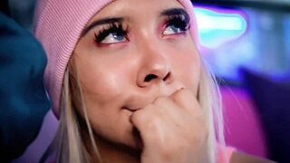 colombian blonde bbw teases and sucks stepbro's cock on live cam