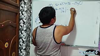 that nerdy japanese math teacher shows tangents with her sexual cotangents in bedroom