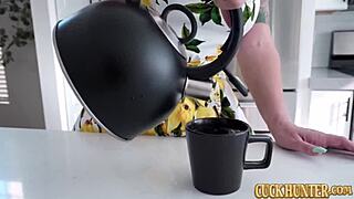 Busty 50s Housewife Claire Dames Takes Cuckold Creampie Load