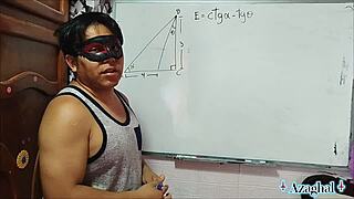 that nerdy japanese math teacher shows tangents with her sexual cotangents in bedroom