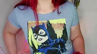 redhead reina mocks useless cuckold husband in joi sph domination