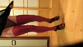 elena's caliente striptease rips clothes off her milf curves