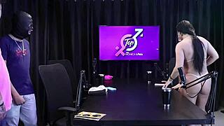 Cuckolded husband licks Monica Lima's wet pussy after BBC play