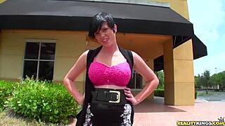 street blowjobs get wild with skinny teen boss