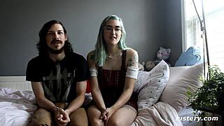 hunny and tyler fuck bareback hardcore with big cocks and orgasms