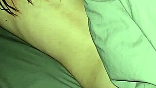 step sister moans with tight pussy on bed