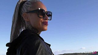 my slim tattooed german wife cheats no-condom hotel fuck cums on ass