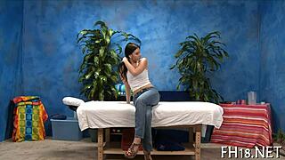 free massage movie scenes with relaxing body oil rubs