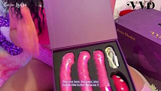 check this out, riding my newest toy till squirting orgasm full review!