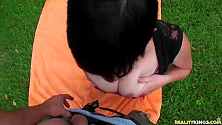 street blowjobs get wild with skinny teen boss