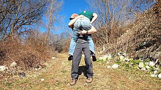 best wedgie moments got these curvy mature housewives flashing huge asses outdoors part 1 😜🍑