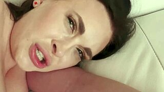 lindsay lee rims bbc then takes deep anal cum on natural tits