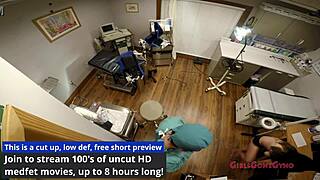 Tampa uni girl Adrianna Fox spreads in heels for entrance exam backstage