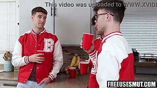 boyfriend usin my gf free on his bday fronta friends sloppy deepthroat fuck