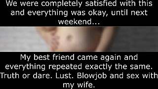 Wife's Chubby Ass Filled with Creampie by Best Friend!