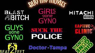 nurse blaire celeste gags on huge cum blast pov