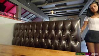 ryan reid sneaks under table to deepthroat big cock at restaurant