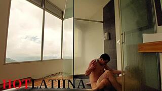 your boyfriend's buddy bends you over in the shower, right medellin?