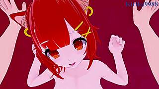 ratna petit and fumino tamaki share intense pov moments in nijisanji vtuber hentai animation