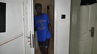 stepbro's thick cock stretches my ebony curves perfectly