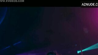 Jennifer Lopez strips sexy in stockings at night club hustlers