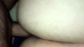 blasting hot cum all over her chubby wife's tight asshole