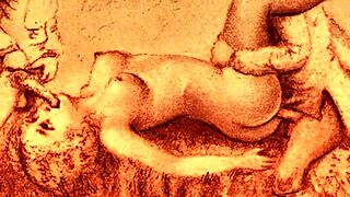 Vintage Erotic Hairy Pussy Drawings Revealed