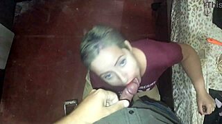 naughty sister-in-law milf blows me chubby until fat load in mouth